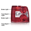 G-PLUS Rear Tail Lamp Light Left Compatible with VW Passat B5 B5.5 Wagon 2001 2002 2003 2004 2005 3B5945096AE, 3B5945095AE Luces TraserasAssembly