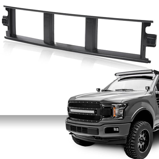 G-PLUS Front Bumper Center Cover Without Metal Clips Compatible With Ford F150 2018-2020 JL3Z17B968BB