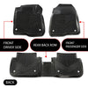 G-PLUS Floor Mats 3PCS Compatible with Honda CRV 2023 2024 2025(Include Hybird), TPE All Weather Full Cover Protection 3 Piece Black