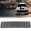 G-PLUS Front Bumper Billet Grille Stainless Compatible with Chevy Blazer Suburban C/K Pickup 1973-1980, Fit GMC C/K Pickup Suburban 1973-1980 Black Grill