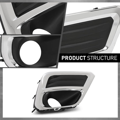 G-PLUS Front Bumper Fog Light Trim Cover Bezel Right Compatible with Subaru Forester 2019-2021 57731SJ060