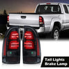 G-PLUS LED Tail Lights Assembly, Fit Toyota Tacoma 2005-2015 Rear Brake Lamps,Left & Right 8155004150, 8156004150,Smoky Lens Black Housing Luces Traseras