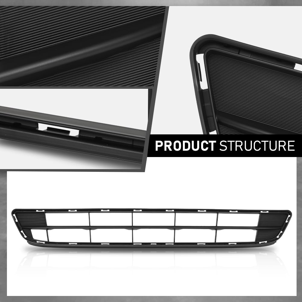 G-PLUS Front Bumper Lower Grille Intake Cover Compatible with Subaru Impreza 2017-2019 57731FL30A