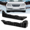 G-PLUS Bumper Bracket Front 2pcs Compatible with LX ES350 Base 2007-2012 Front Left Driver and Right Passenger Side Bumper Support Bracket Set 5214533050 LX1043107 5214633050 LX1042107 Black