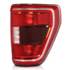 G-PLUS LED Tail Light Rear Brake Lamp Right Compatible with Ford F150 XLT 2021-2023 w/Blind Spot Fit for w/Factory Incandescent Model Red Lens Luces TraserasAssembly