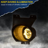 G-PLUS Bumper Fog Lights Compatible With 2011-2014 Ford F150, (NOT For SVT Raptor Models),Driving Fog Lamps w/Switch/Bracket/Bulbs Pair (Yellow lens)