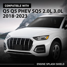 G-PLUS Engine Splash Shield for Audi Q5 Q5 PHEV SQ5 2018-2023 Front View