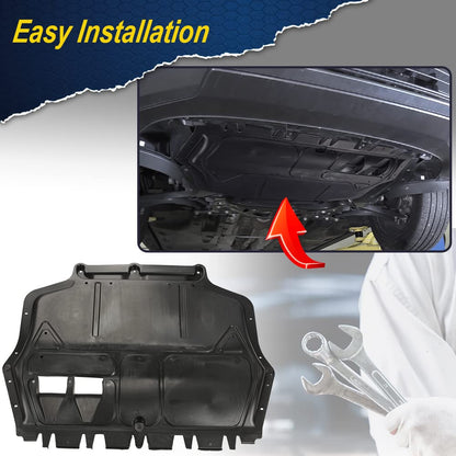 G-PLUS Front Engine Splash Shield Compatible with 2012-2015 Volkswagen Passat, Front Center Lower Undercar Shield Replacement