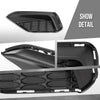 G-PLUS Fog Light Covers Front Driver Left Side Compatible with Ford Mustang 2023-2024 PR3Z17E811AA, FO1038237 Black