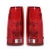 G-PLUS Tail Lights Assembly Rear Brake Lamp Pair w/o Connector Circuit & Bulb Compatible with Chevy GMC Silverado Sierra C/K 1500 2500 3500 1988-1999 GM2800104 Luces Traseras