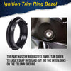 G-PLUS Ignition Trim Ring Bezel Compatible with 2019 2020 2021 Ford Ranger XL/XLT Cab Pickup (Black)