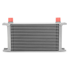 G-PLUS 19 Row Oil Cooler for Universal AN10-10AN Aluminum Silver
