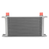 G-PLUS Universal Racing Aluminum Engine Transmission Oil Cooler 19 Row English-style AN10-10AN Silver T-6061 Aluminum