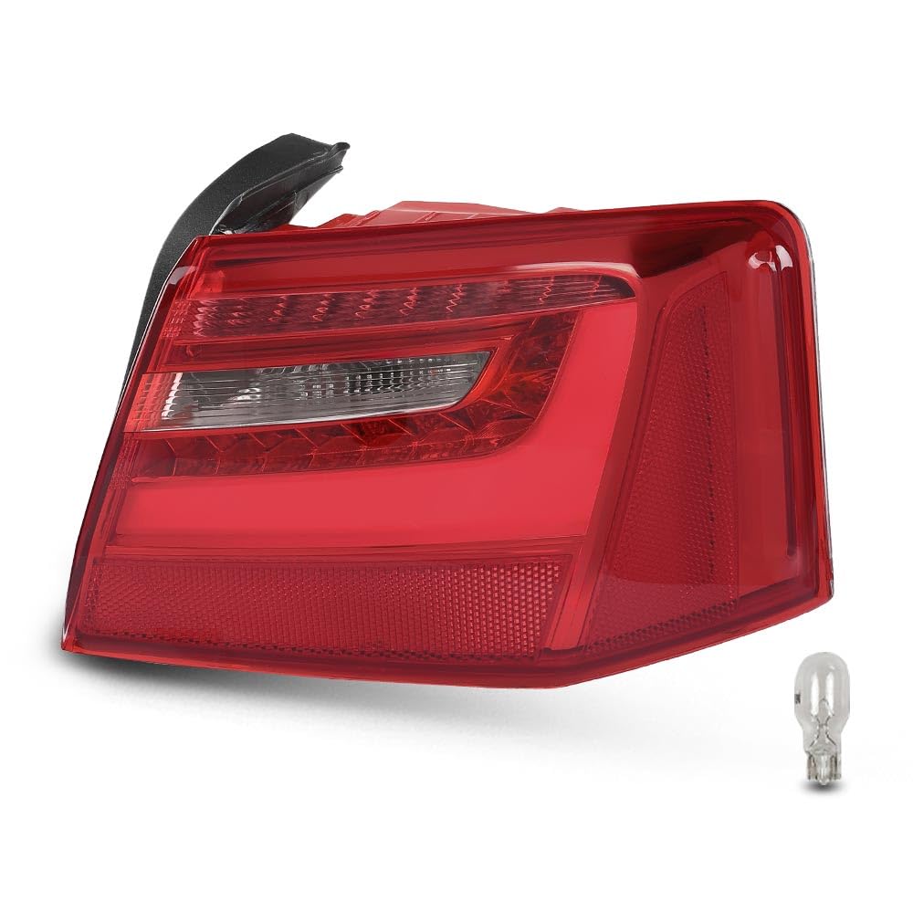 G-PLUS LED Outer Tail Light Assembly Rear Brake Lamp Right Passenger Side Compatible with Audi A6 C7 2012-2016,Not Fit for S Line/TDI / S6 Model 4G5945094A, 4G9945094B Luces Traseras