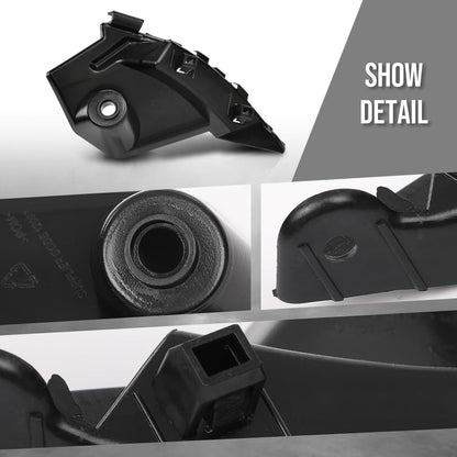 G-PLUS Bumper Bracket Front Passenger Right Side Compatible with Tesla Model X 90D 2016-2017, Fit Model X (submodel: 100D, 75D, P100D) 2018 104709300H Black