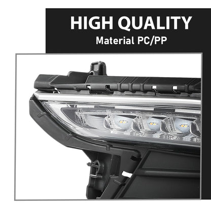 G-PLUS Fog Lights Daytime Running Light DRL LED with Turn Lamp Compatible with Hyundai Elantra Sport 2017-2018