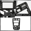 G-PLUS Center Dash Radio Climate Control Bezel Compatible with Toyota 4Runner 1999 2000 2001 2002 Black Dashboard Panel Cover Black