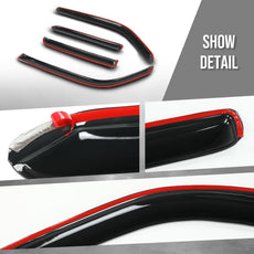 G-PLUS Window Vent Visor for Toyota 4Runner 2010-2024 Smoky Rain Guards Product Features