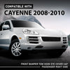 G-PLUS Front Right Bumper Tow Hook Eye Cover Cap, Compatible with Porsche Cayenne 2008-2010, Passenger Side, 95550515610G2X, 955 505 156 10 G2X