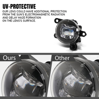 G-PLUS Right Passenger Fog Light Compatible with Volvo XC40 2018-2020 Fit Polestar 2 2021-2023 31689175 Black