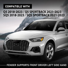 G-PLUS Fender Support for Audi Q5 SQ5 2018-2023 Front Left Front View