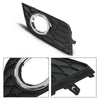G-PLUS Front Bumper Fog Light Lamp Frame Covers w/Hole Compatible with Nissan Sentra 2016-2019 622564AF0B 622574AF0B NI1039142 NI1038142 LH&RH