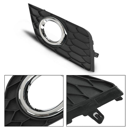 G-PLUS Front Bumper Fog Light Lamp Frame Covers w/Hole Compatible with Nissan Sentra 2016-2019 622564AF0B 622574AF0B NI1039142 NI1038142 LH&RH