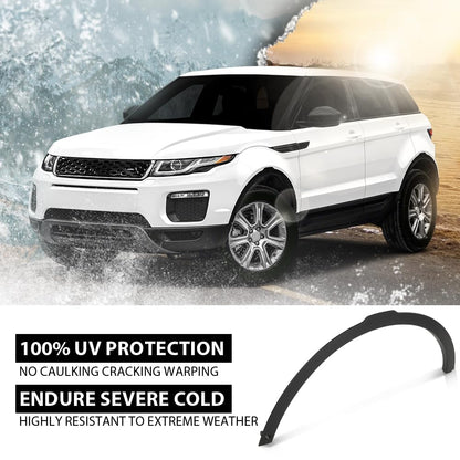 G-PLUS Front Left Wheel Arch Fender Trim Molding with Sensor Hole Compatible with Range Rover Evoque 2012-2019,Fit for Models With Active Park Assist System
