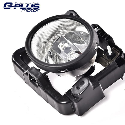 G-PLUS Fog Lights Assembly Left Driver Right Passenger Side Compatible with 2009-2010 Acura TSX Fog Lights Housings Shell with Bulbs and Brackets