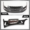 G-PLUS Front Bumper Cover Grille Set Compatible with Hyundai Elantra 2017-2018