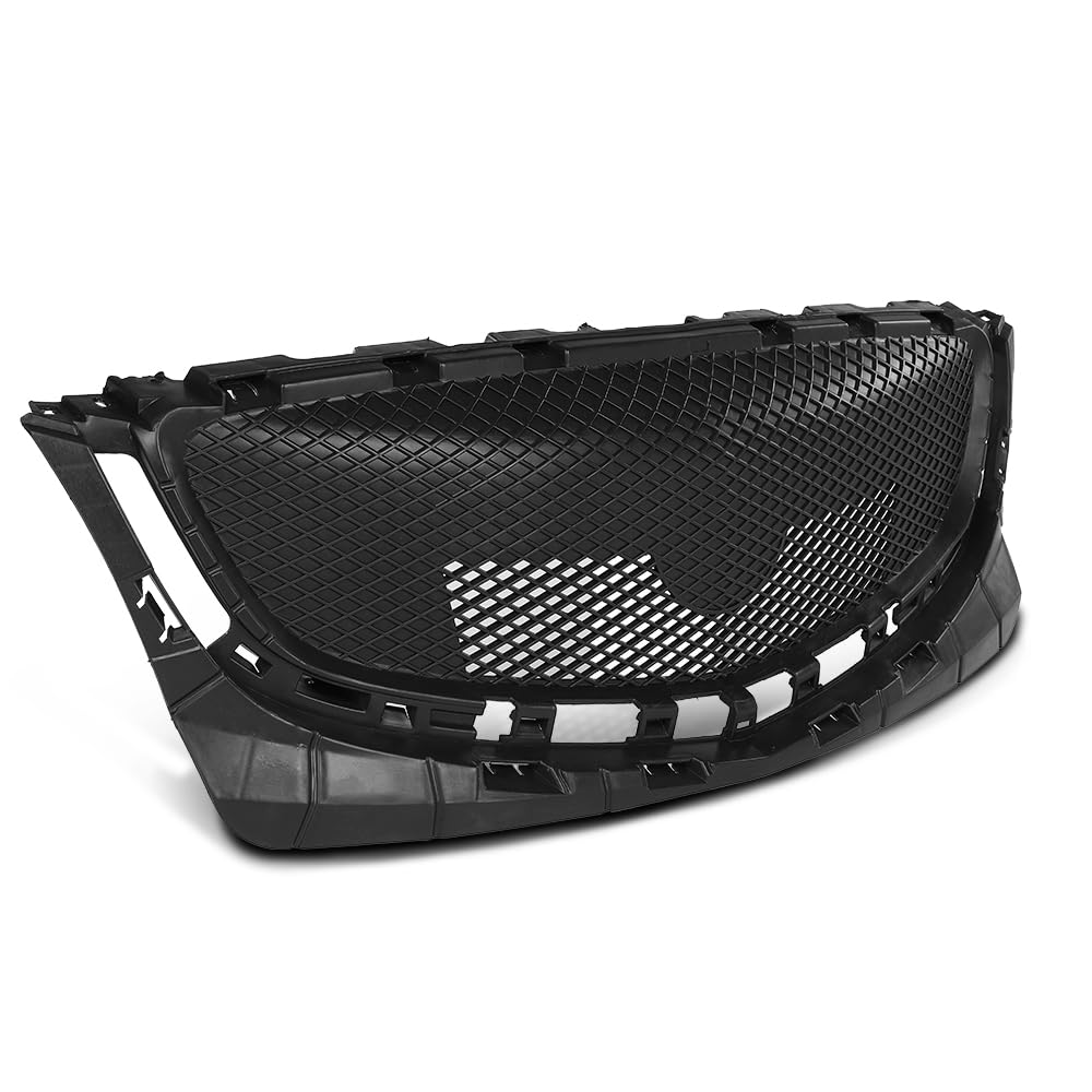 G-PLUS Grille Bracket Compatible with Buick Verano Base 2012 2013 2014 2015 2016 2017,Fit Buick Verano 2013-2017 20984580, GM1207111 Black