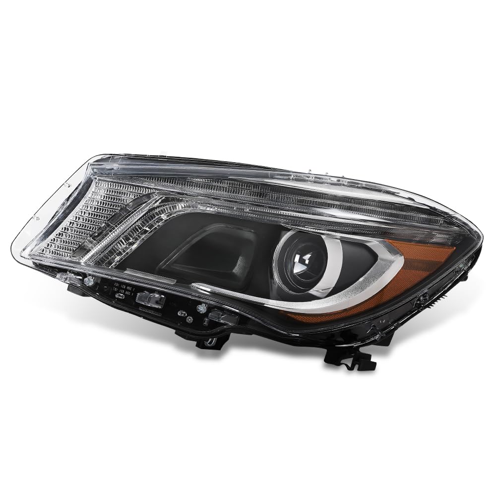 G-PLUS Headlight Left Side Assembly Compatible with Benz CLA250 CLA45 2014 2015 2016 without modules and ballasts 1179065500, MB2502224 Black
