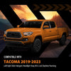 G-PLUS Headlight Assembly Left and Right Side w/o LED Daytime Running Light Compatible with Toyota Tacoma SR5 Crew Cab/Extend Cab Pickup 2019-2023 2PCS White and Black