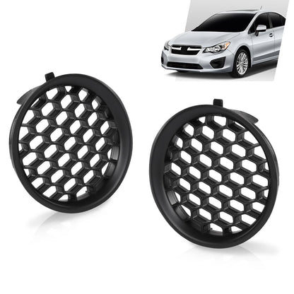 G-PLUS Fog Light Cover Grilles Left&Right Compatible with Subaru Impreza (Wagon & Sedan) 2008-2014 Black 57731FG210