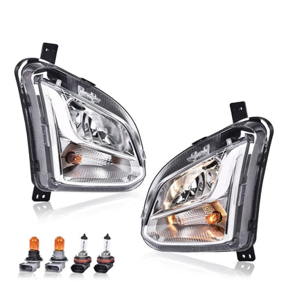 G-PLUS Front Bumper Fog Lights w/Signal Compatible with Chevy Equinox 2018 2019 2020 Clear Lens Driver & Passenger Side Fog Lamps 84226249 84226250 neblineros para autos delantero, faros antiniebla