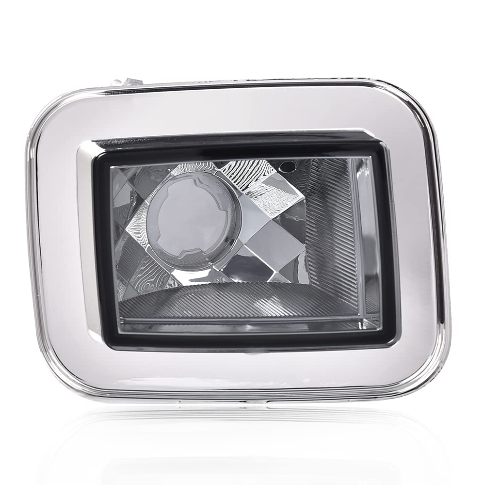 G-PLUS Front Clear Chrome Parking Signal Light Set Compatible with 2003-2008 H2 Hummer 2005-2008 H2 SUT 844176005571