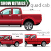 G-PLUS T3 Tri-Fold Hard Lock 5.7Ft Truck Tonneau Cover Replacement for Dodge Ram 1500 2009-18 | for Fleetside Style Model 5.7'Short Beds