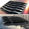 G-PLUS ABS Matte Black Rear Window Windshield Slotted Louvers Sun Shade Cover Replacement for Nissan 350Z 3.5L 2003 2004 2005 2006 2007 2008