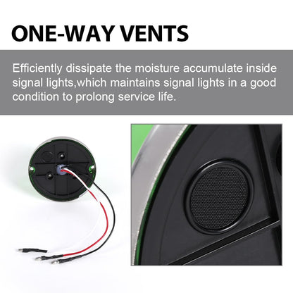 G-PLUS Green Lens White LED Light Marker Turn Signal Light Lamp w/Base Universal