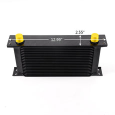 G-PLUS Oil Cooler Kit for Subaru Impreza WRX STI 2001-2005 Aluminum Side View