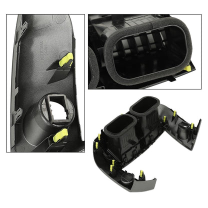 G-PLUS Center Dash A/C Heater Air Vent Cover Trim Bezel Switch Compatible with Toyota Rav4 2006-2012 Dashboard Air Vent Panel