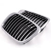 Front Hood Kidney Grille Bumper Grills Replacement For BMW E39 525i 528i 530i 540i M5 1997 1998 1999 2000 2001 2002 2003