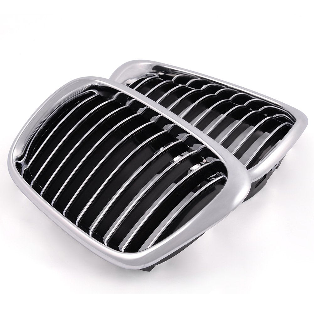 Front Hood Kidney Grille Bumper Grills Replacement For BMW E39 525i 528i 530i 540i M5 1997 1998 1999 2000 2001 2002 2003