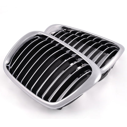 Front Hood Kidney Grille Bumper Grills Replacement For BMW E39 525i 528i 530i 540i M5 1997 1998 1999 2000 2001 2002 2003