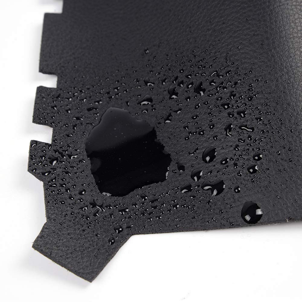 G-PLUS Front Door Armrest Leather Cover Center Console Compatible with 2009-2015 Honda Pilot,Door Panels Armrest Cover Skin Left & Right 2Pcs (Black)