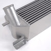 Performance Front Mount Aluminum Intercooler Compatible With Ford Mustang 2.3L EcoBoost 2015 2016 2017 Silver