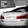 G-PLUS Rear Trunk Spoiler Wing Compatible with BMW 5 Series F10 F18 4 Door Sedan Model 2011-2016 Fit BMW F10 M5 Sedan 2011-2016 Will Not Fit Wagon Model Glossy Black