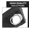 G-PLUS Front Fog Light Bezel Set W/Glossy Black Trim Compatible with Subaru Impreza 2012-2014 57731FJ020