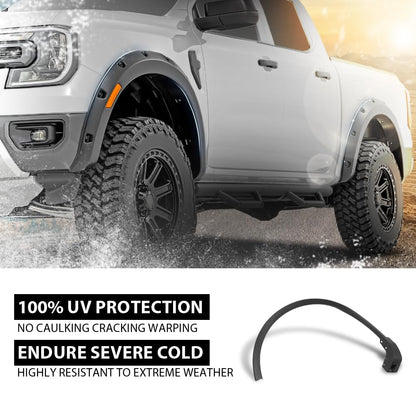G-PLUS Front Left Fender Flares Wheel Arch Trim, Compatible with Lincoln MKX 2016-2018/ Nautilus 2019-2023, Driver Side, FA1Z16268AB, FA1Z-16268-AB Black