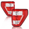 G-PLUS Tail Lights Brake Lamp w/o Bulbs Compatible with Ford F150 XL 2021-2023,Fit w/Factory Incandescent & w/o Blind Spot Tail Light Models Only Left Right Luces TraserasAssembly